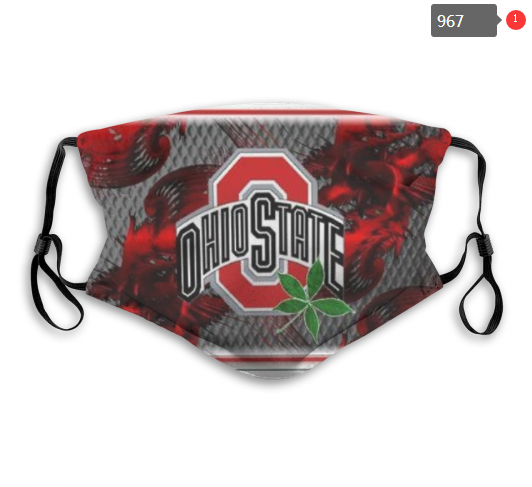 NCAA Ohio State Buckeyes #2 Dust mask with filter->ncaa dust mask->Sports Accessory